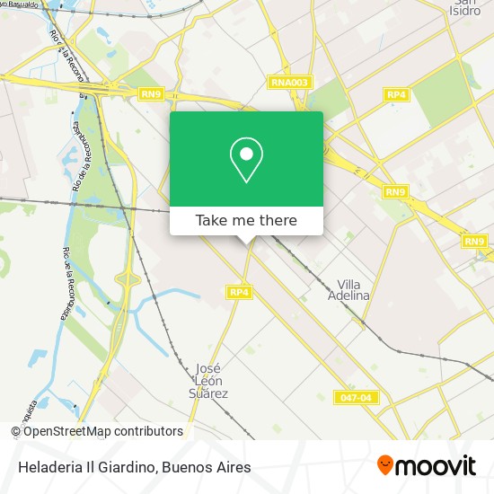 Mapa de Heladeria Il Giardino