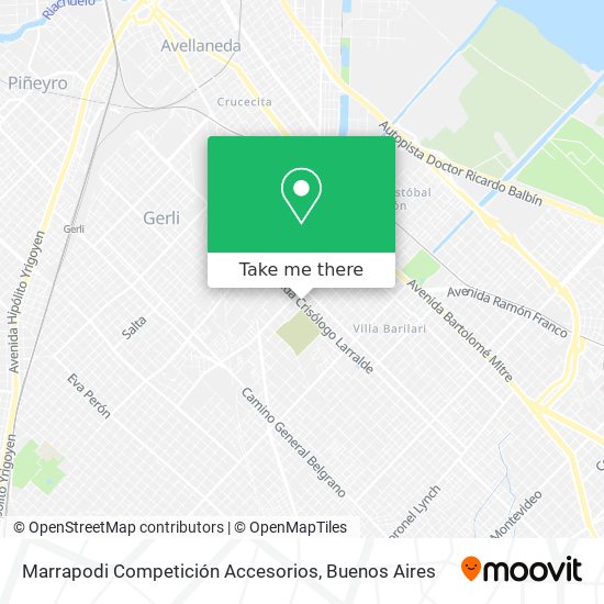 Marrapodi Competición Accesorios map