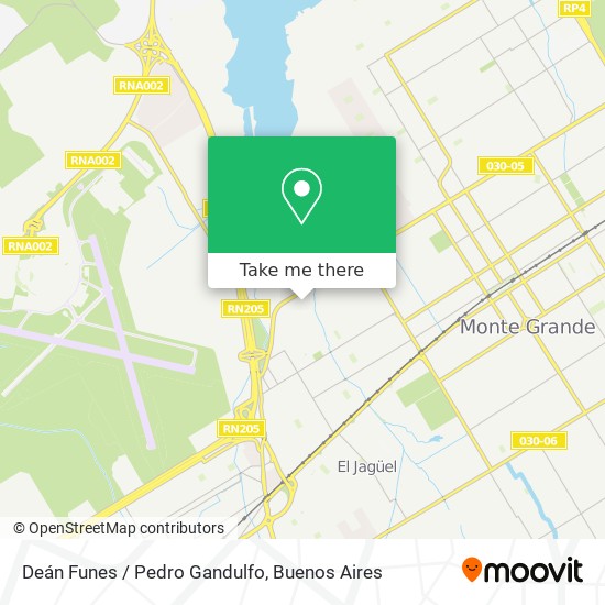 Mapa de Deán Funes / Pedro Gandulfo