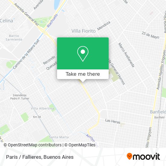 Mapa de París / Fallieres