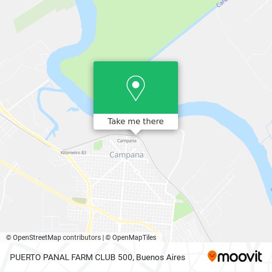PUERTO PANAL FARM CLUB 500 map
