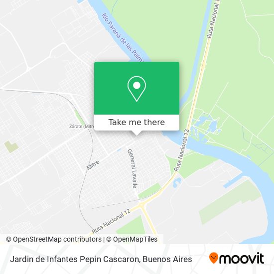 Mapa de Jardin de Infantes Pepin Cascaron