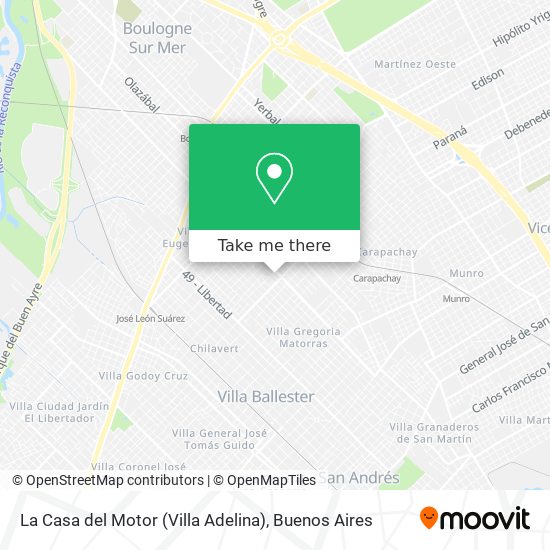 La Casa del Motor (Villa Adelina) map