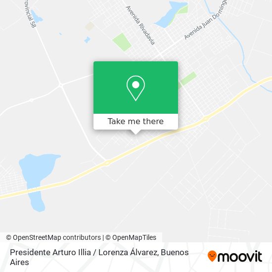 Mapa de Presidente Arturo Illia / Lorenza Álvarez