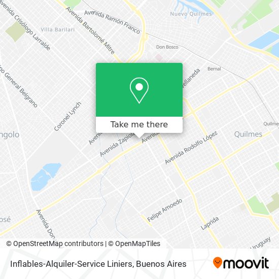 Mapa de Inflables-Alquiler-Service Liniers