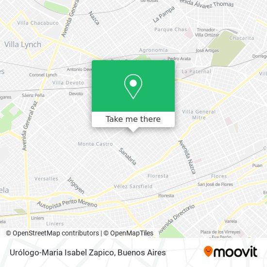 Urólogo-Maria Isabel Zapico map