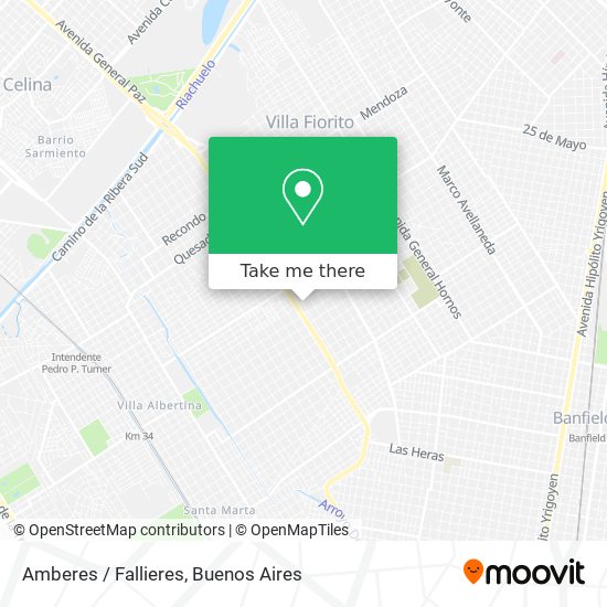Amberes / Fallieres map