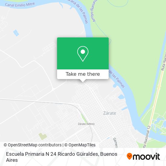 Mapa de Escuela Primaria N 24 Ricardo Güiraldes