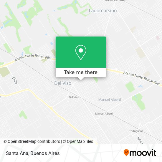 Santa Ana map