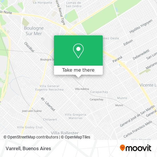 Mapa de Vanrell