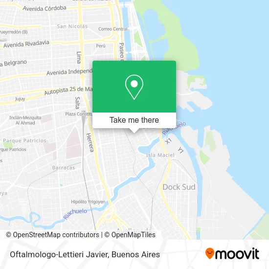 Mapa de Oftalmologo-Lettieri Javier
