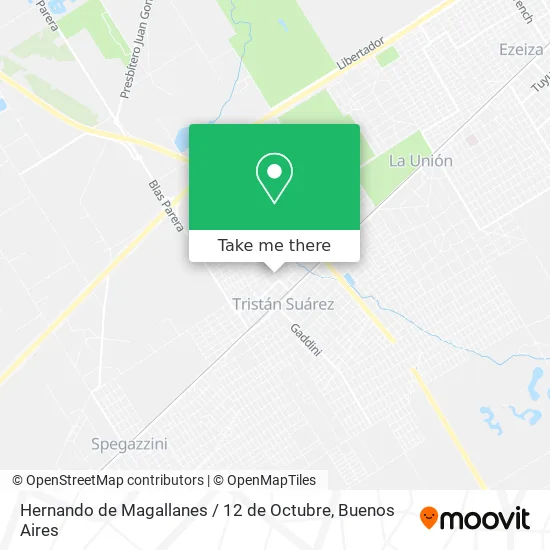 Mapa de Hernando de Magallanes / 12 de Octubre