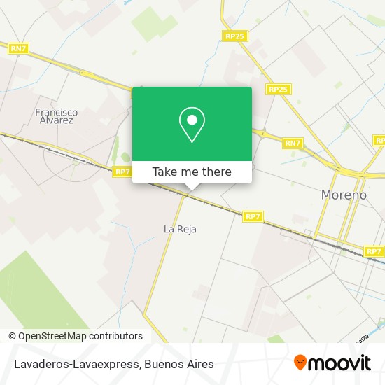 Lavaderos-Lavaexpress map