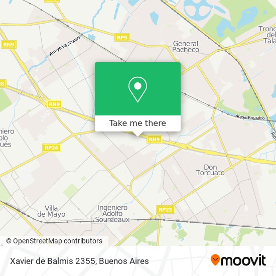 Xavier de Balmis 2355 map