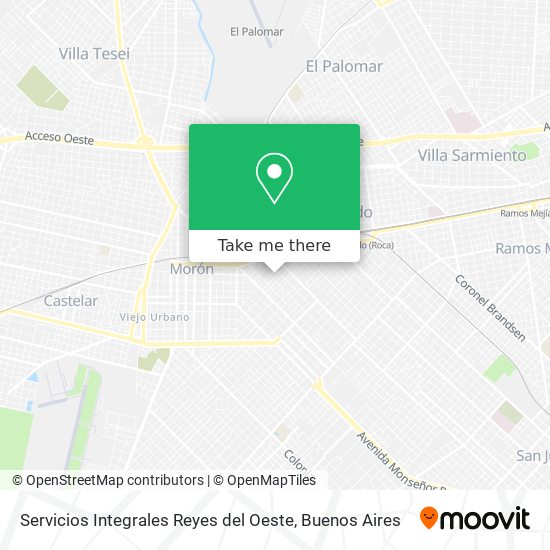 Servicios Integrales Reyes del Oeste map