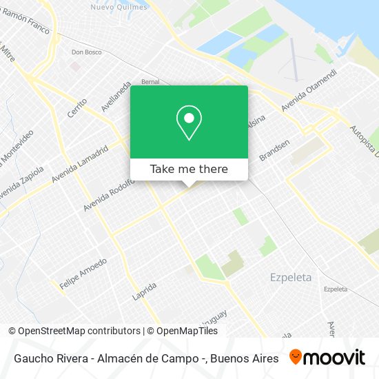 Gaucho Rivera - Almacén de Campo - map