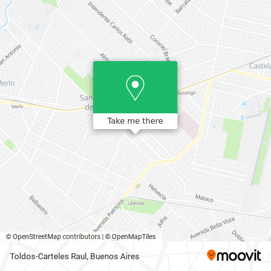 Toldos-Carteles Raul map