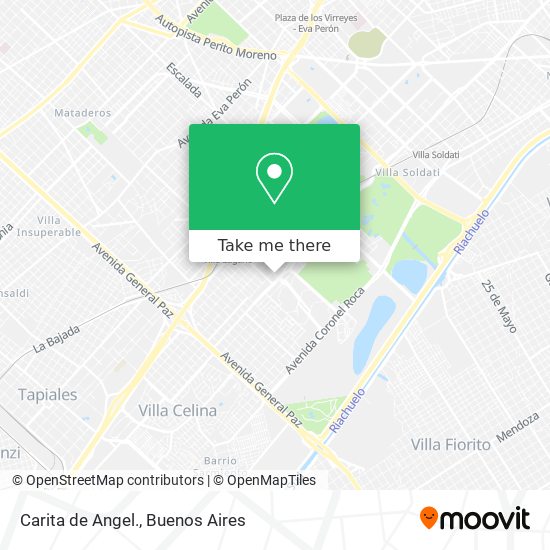 Carita de Angel. map