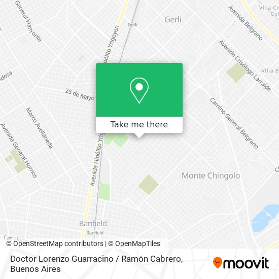 Mapa de Doctor Lorenzo Guarracino / Ramón Cabrero