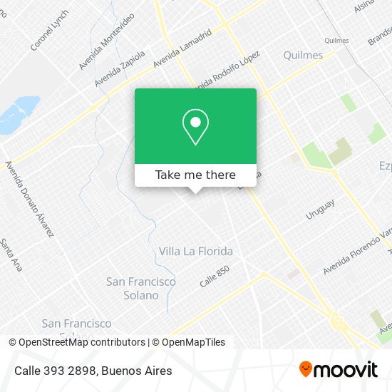 Calle 393 2898 map
