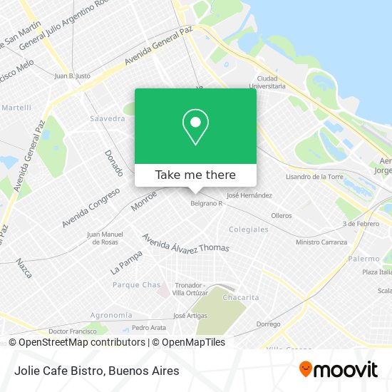 Jolie Cafe Bistro map