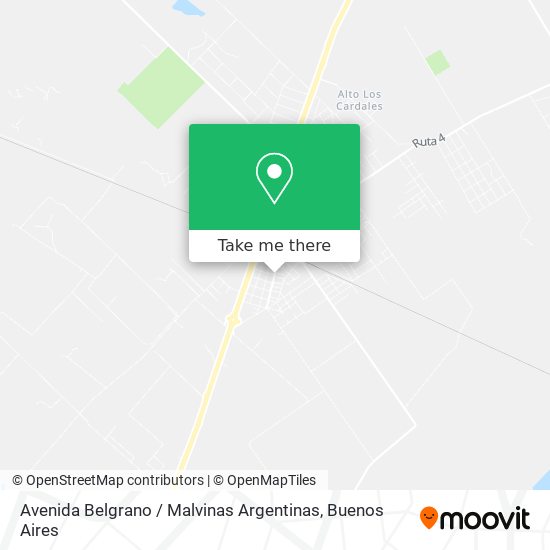 Avenida Belgrano / Malvinas Argentinas map