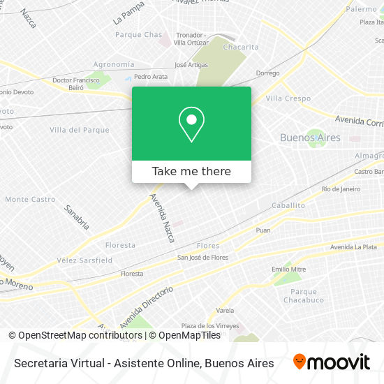 Mapa de Secretaria Virtual - Asistente Online