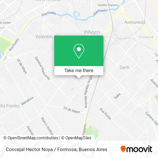 Mapa de Concejal Hector Noya / Formosa
