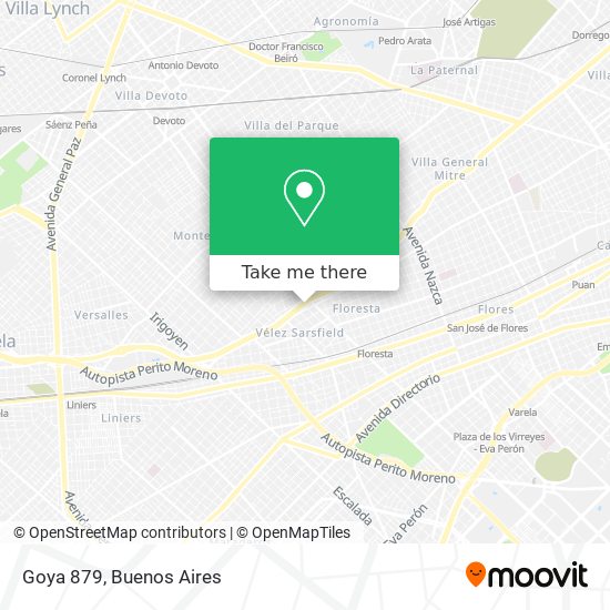 Goya 879 map