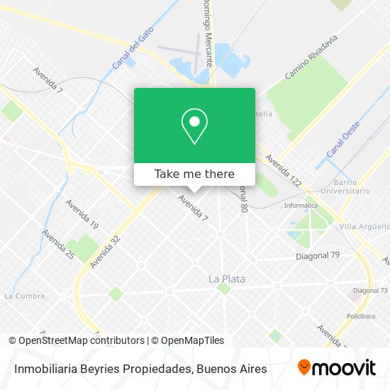 Mapa de Inmobiliaria Beyries Propiedades