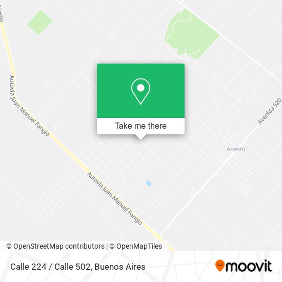 Mapa de Calle 224 / Calle 502