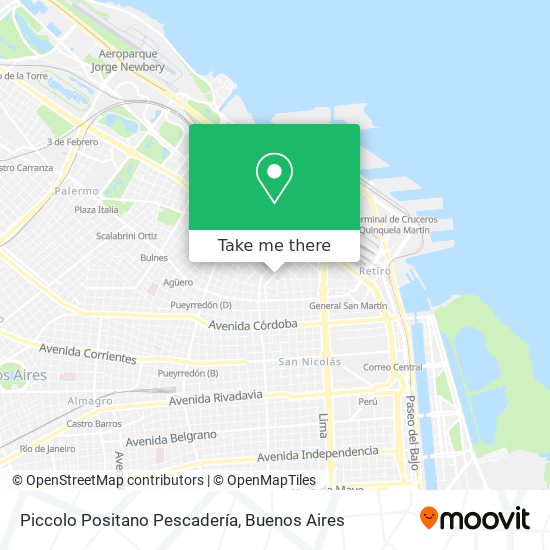 Piccolo Positano Pescadería map