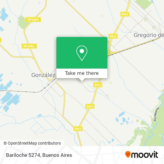 Bariloche 5274 map