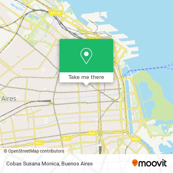 Cobas Susana Monica map