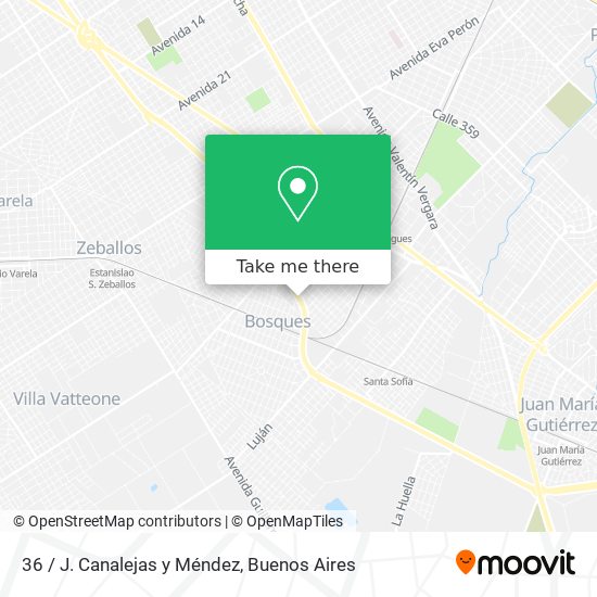Mapa de 36 / J. Canalejas y Méndez