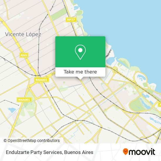 Mapa de Endulzarte Party Services