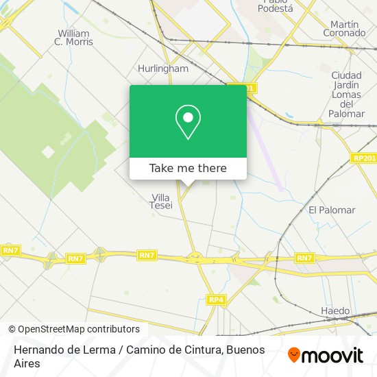 Hernando de Lerma / Camino de Cintura map