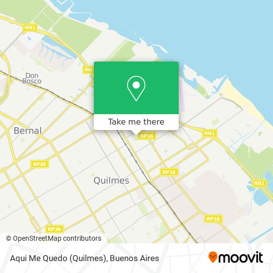 Aqui Me Quedo (Quilmes) map
