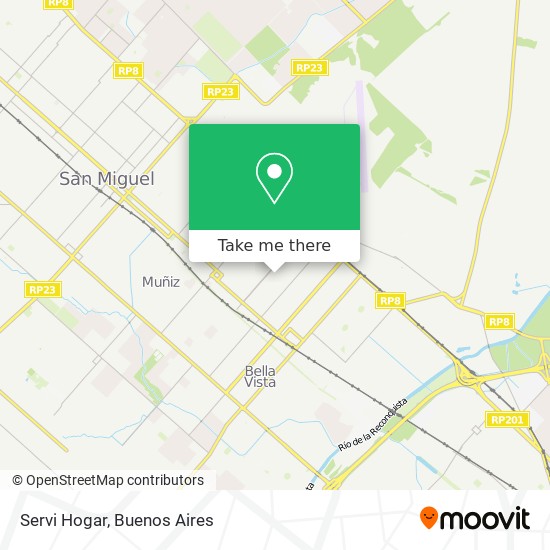 Servi Hogar map