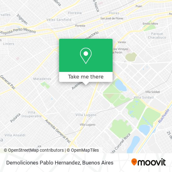 Demoliciones Pablo Hernandez map