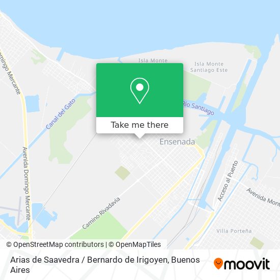 Mapa de Arias de Saavedra / Bernardo de Irigoyen