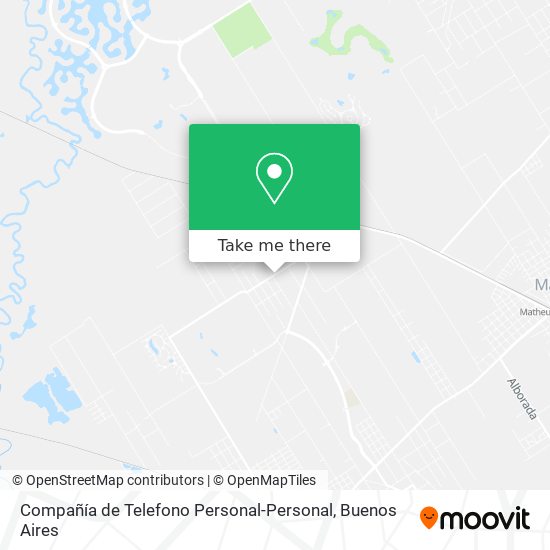 Compañía de Telefono Personal-Personal map