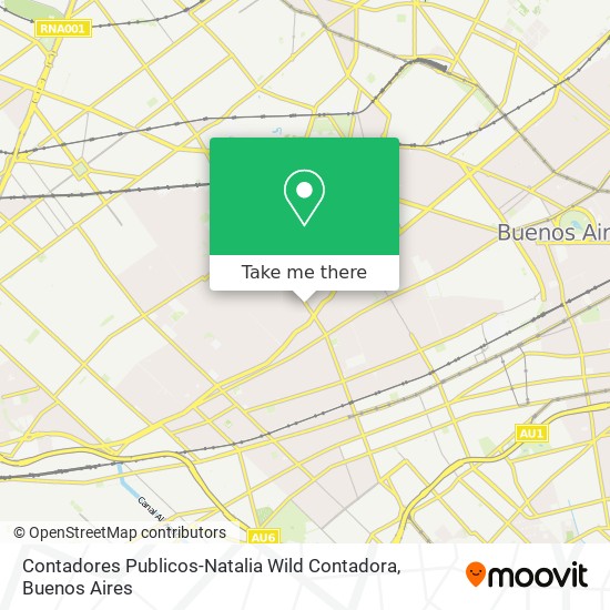 Contadores Publicos-Natalia Wild Contadora map