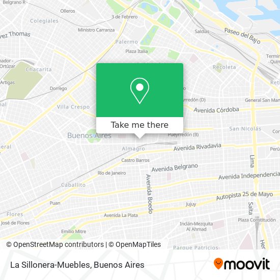 La Sillonera-Muebles map