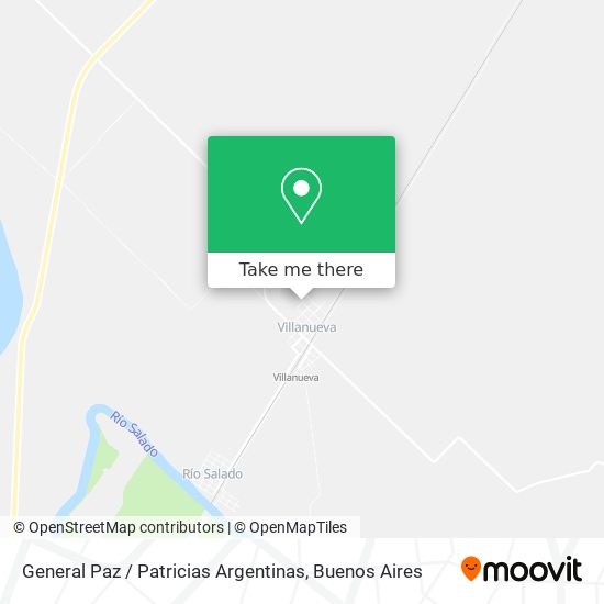 Mapa de General Paz / Patricias Argentinas