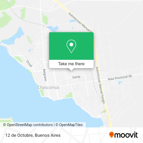 12 de Octubre map
