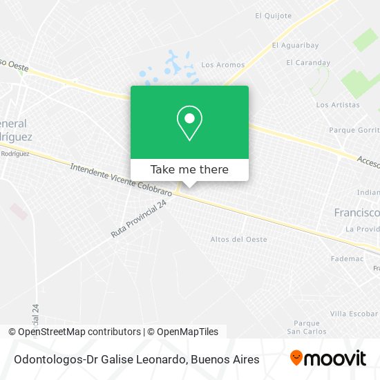 Mapa de Odontologos-Dr Galise Leonardo