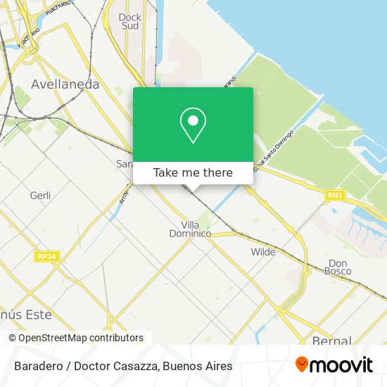 Baradero / Doctor Casazza map