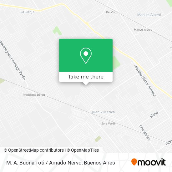 M. A. Buonarroti / Amado Nervo map