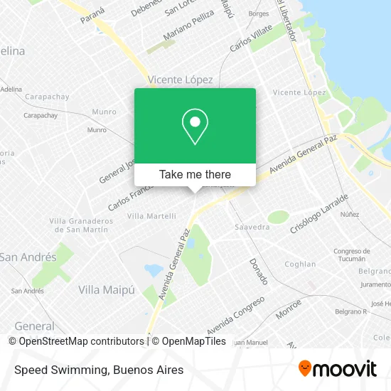 Mapa de Speed Swimming